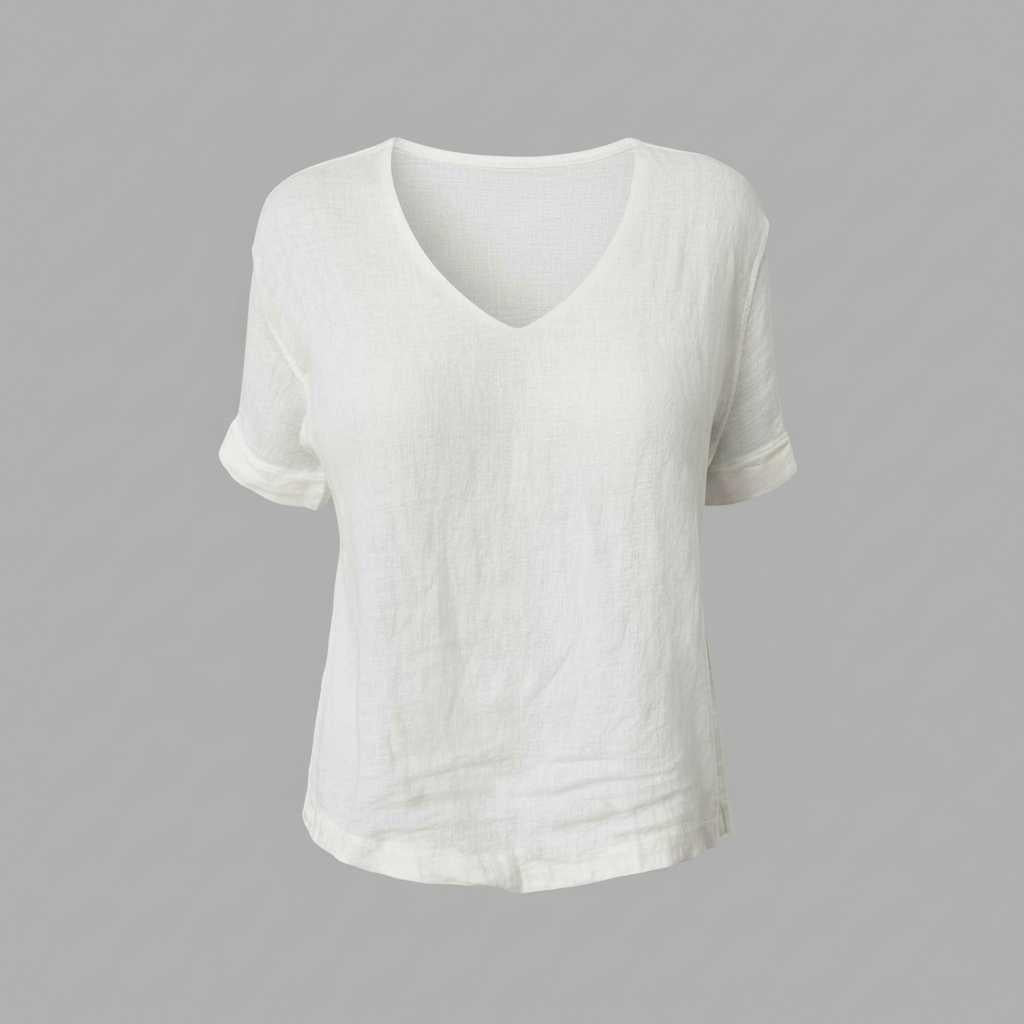 Cotton Linen Top | Women's Lightweight Casual Top 4