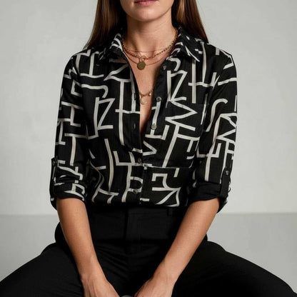 Elara Linen Shirt | Women's Blouse in Sage Green 2